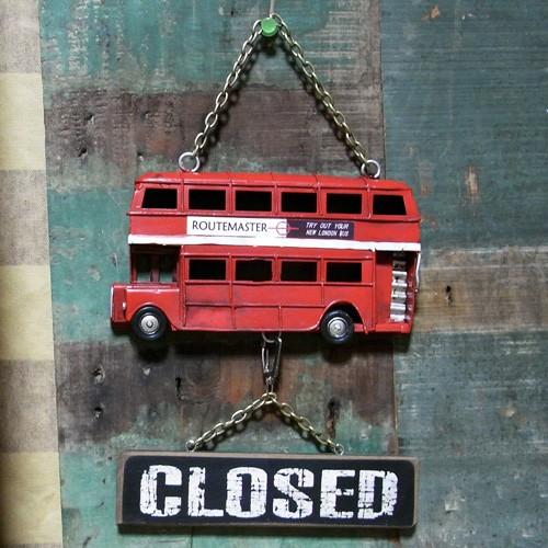 ロンドンバス停　標識　看板 ロンドンバス停 標識 看板 バス停看板（赤） | 【風工房】浜松市の