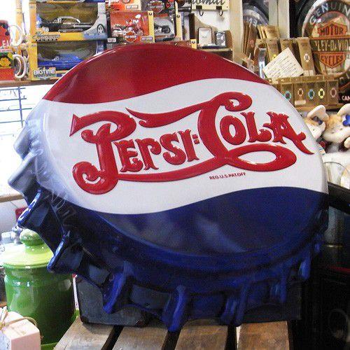 PEPSI（ペプシ） ブリキ看板 ペプシコーラ インテリア アメリカン雑貨