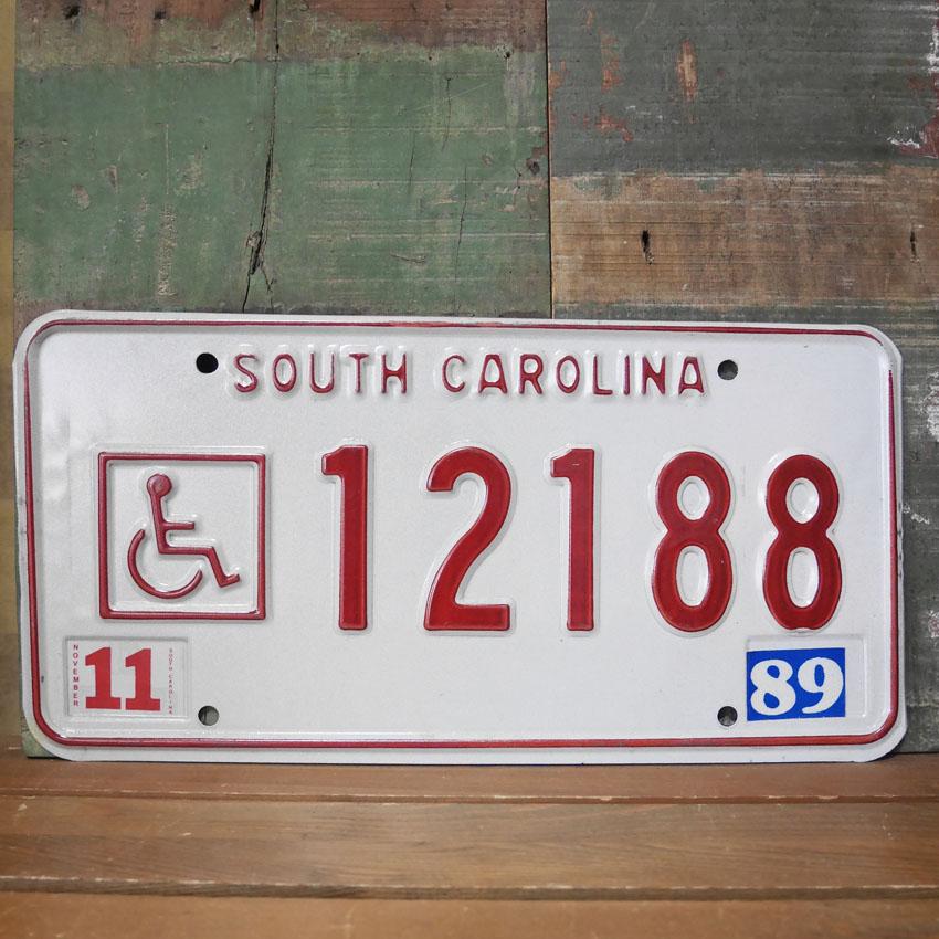 SOUTH CAROLINA アメリカン ユーズドナンバープレート サウス