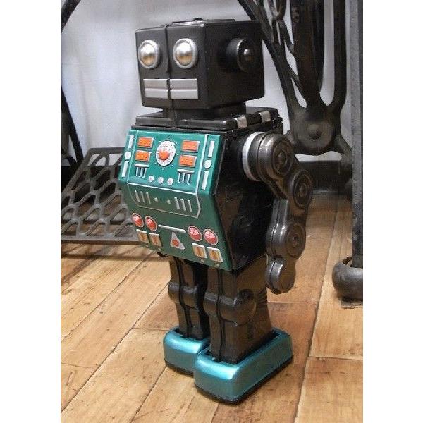 ブリキの電動ロボット スモーキングディノ ブリキのおもちゃ