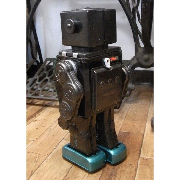 ブリキの電動ロボット スモーキングディノ ブリキのおもちゃ