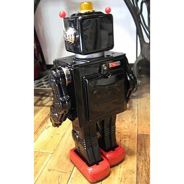 ブリキのおもちゃ ブリキの電動ロボット テレビロボット : アメリカン