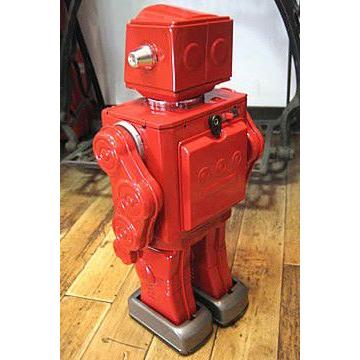 ブリキのおもちゃ ブリキの電動ロボット 流星魔神 ロボット｜goodsfarm｜02