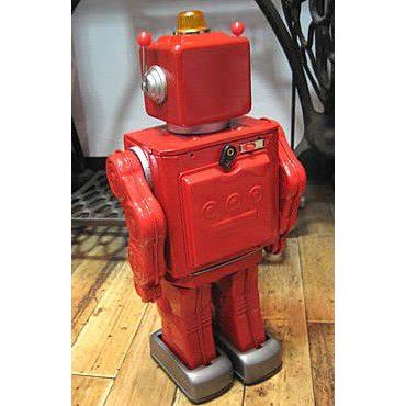 ブリキのおもちゃ ブリキの電動ロボット スターストレイダー