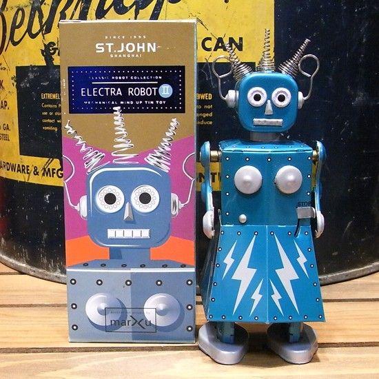エレクトラロボット ELECTRA ROBOT ブリキのおもちゃ : アメリカン雑貨