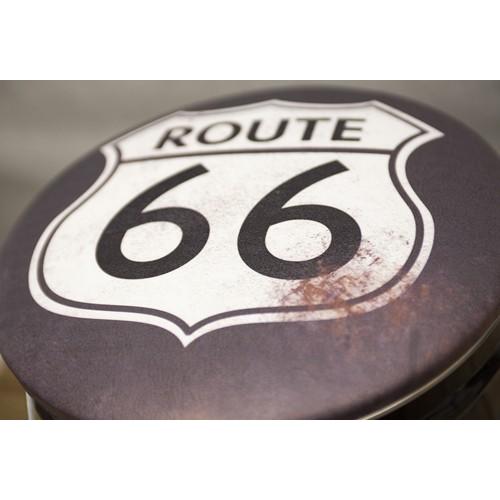ぺール缶 スツール ROUTE66 BLACK 収納ボックス オイル缶 椅子