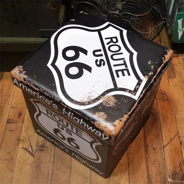 アメリカン 収納 折り畳み スツール 椅子 フォールディングスツール