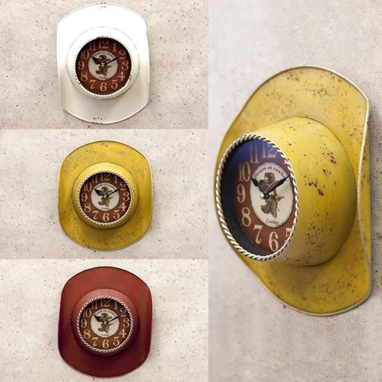 壁掛け時計 テキサス クロック ウエスタン カウボーイ : アメリカン