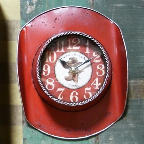 壁掛け時計 テキサス クロック ウエスタン カウボーイ : アメリカン