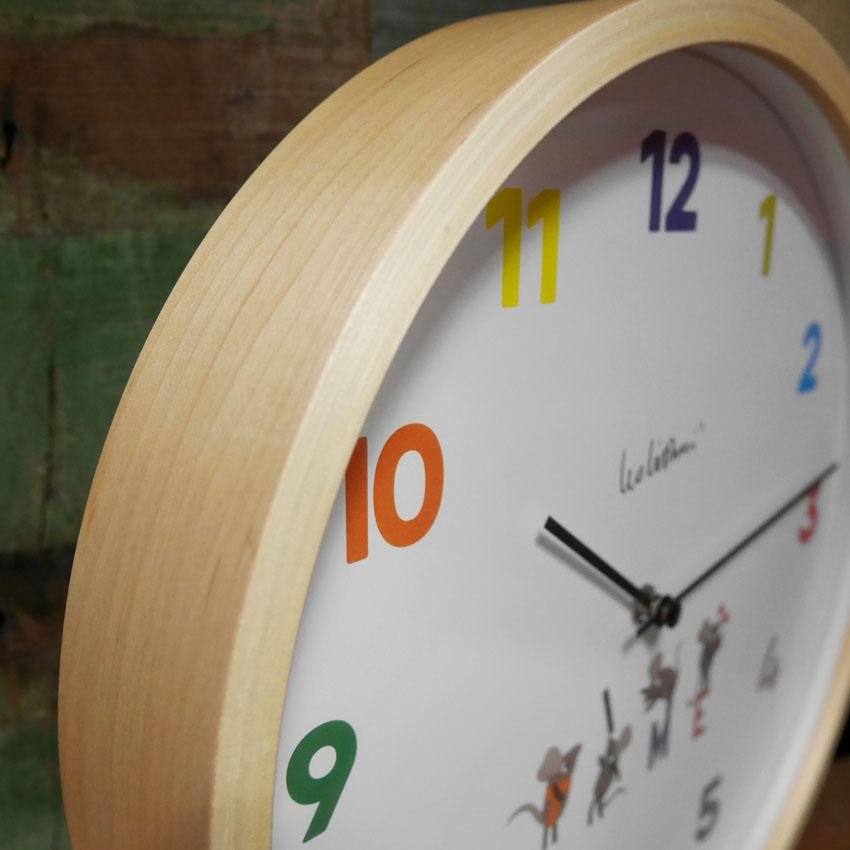 Leo Lionni レオレオニ ウォールクロック Time 時計 掛け時計 スイープ