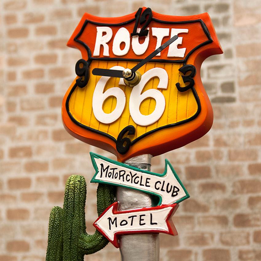 オールディーズ テーブルクロック ROUTE66 置時計 ルート66 