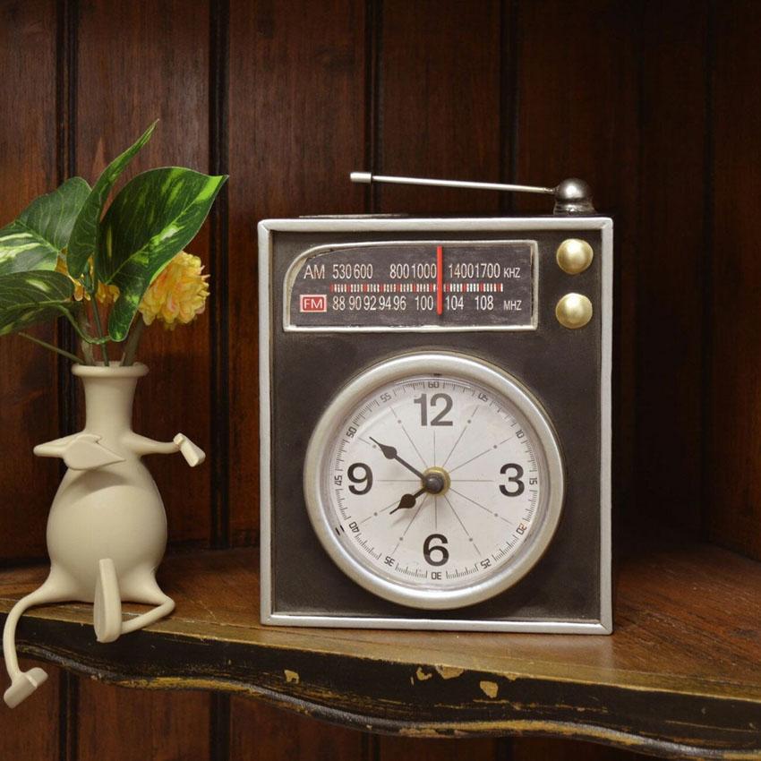アントレックス ビンテージ テーブルクロック ラジオ 貯金箱 置時計