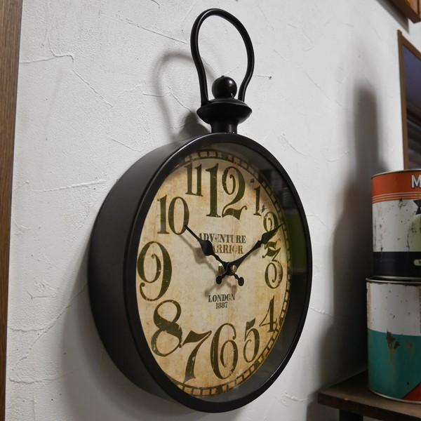 ヴィンテージ 掛け時計 スイス製 アンティーク ヴィンテージ 小さめの壁掛け時計