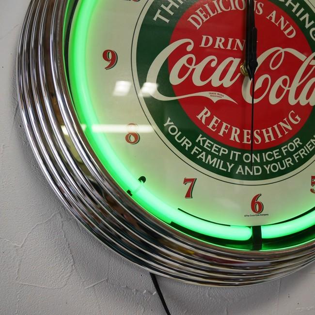 Coca Cola コカコーラ ネオンクロック 掛け時計 COCA COLA NEON Coca Cola コカコーラ ネオンクロック 掛け時計 COCA COLA NEON