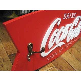 Coca Cola コカコーラ 木製 フック ハンガー アメリカ雑貨 Coca Cola コカコーラ 木製 フック ハンガー アメリカ雑貨
