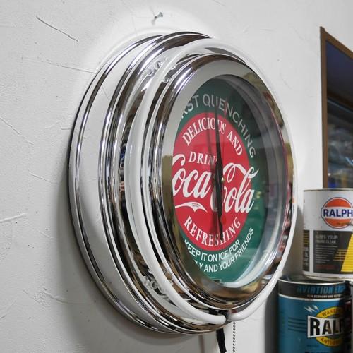 Coca Cola コカコーラ ダブルネオンクロック インテリア Coca Cola コカコーラ ダブルネオンクロック インテリア