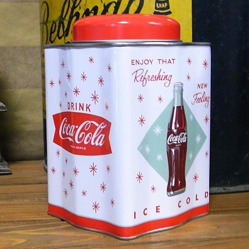 Coca Cola コカコーラ キャニスター缶 小物入れ : アメリカン雑貨の
