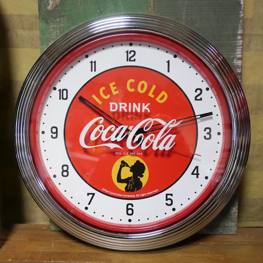 Coca Cola（コカコーラ） ネオンクロック coca-cola COKE Neo Neon