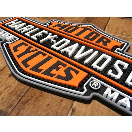 ハーレーダビッドソン ラバーマット Harley-Davidson BARマット アメリカン雑貨｜goodsfarm｜03