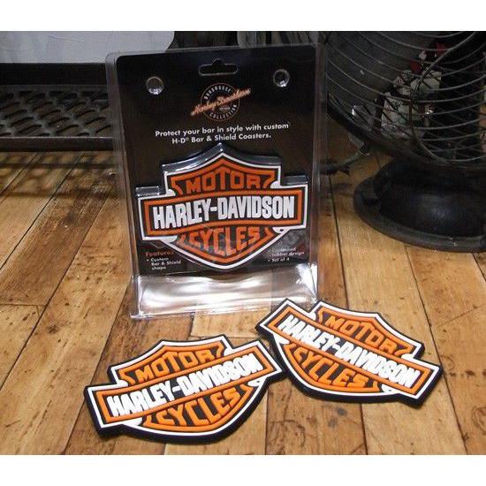 Harley Davidson（ハーレー・ダビッドソン） コースター ラバー