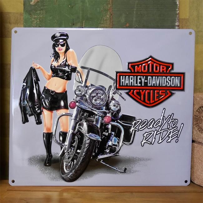 Harley Davidson（ハーレー・ダビッドソン） メタルサインプレート