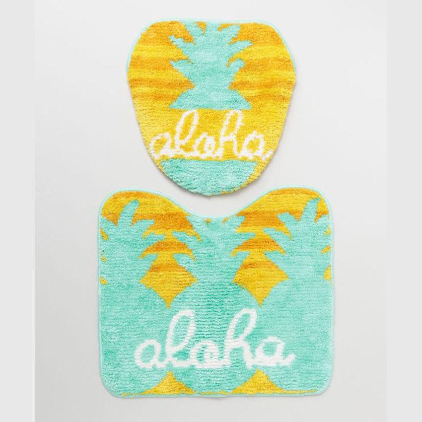 ハワイアン アロパイナ トイレセット パイナップル トイレカバー トイレマット Im 126 アメリカン雑貨のグッズファーム 通販 Yahoo ショッピング