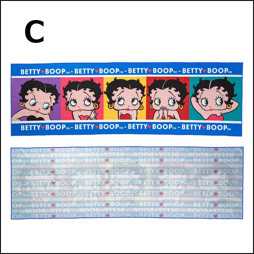 BETTY BOOP（ベティ ブープ） ひんやりベティ クールタオル ロング