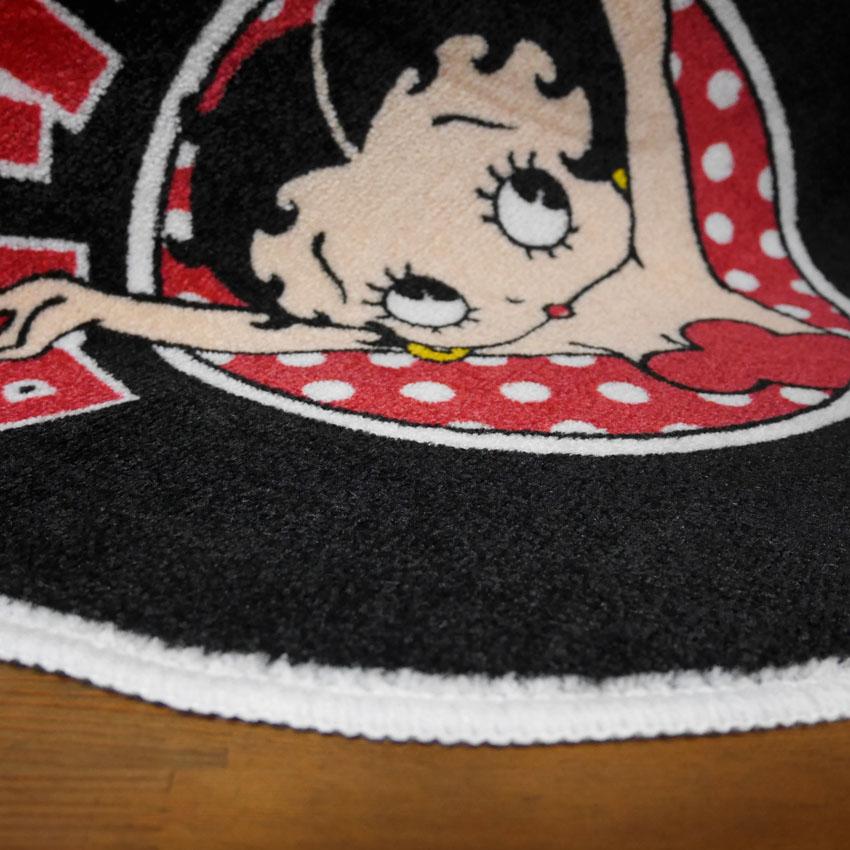 BETTY BOOP ROUND アメリカン フロアマット 丸形 American Floor Mat