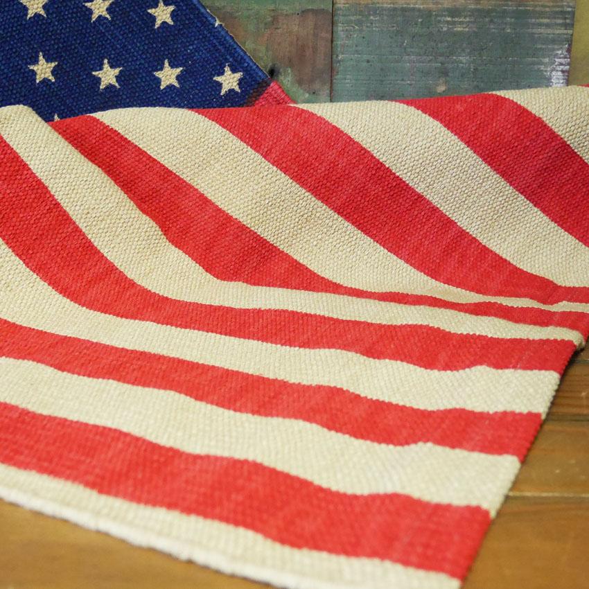 USA ドアマット Door mat 玄関マット 星条旗 コットンマット