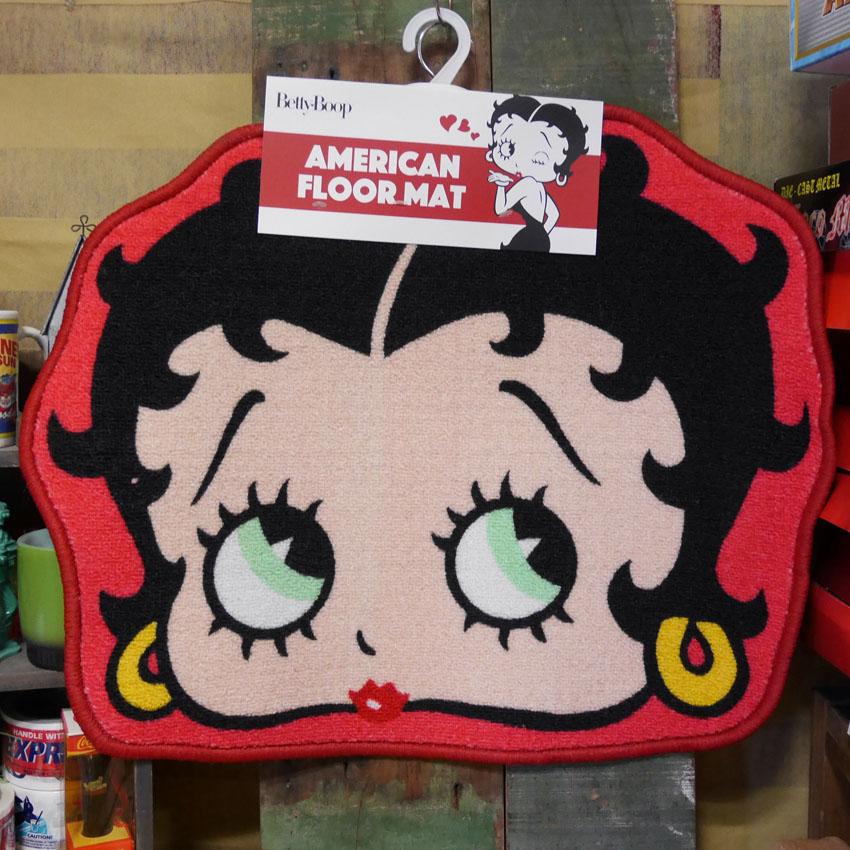 “BETTY BOOP ベティーブープ　ラグ　アメリカ仕入れ BETTY BOOP（ベティ ブープ） アメリカン フロアマット American Floor