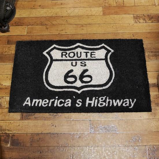 ルート66 コイヤーマット 玄関マット ROUTE66 コイアマット