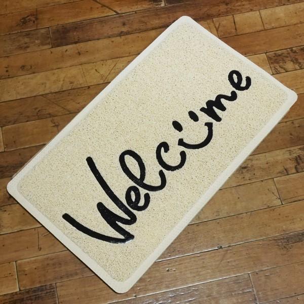 鋼の錬金術師 Welcomeマット 玄関マット 非売品 PVCエンボスマット スマイル Welcome 玄関マット : アメリカン雑貨の