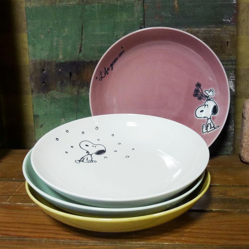 SNOOPY（スヌーピー） PEANUTS シーズン パスタプレートセット 中皿 4