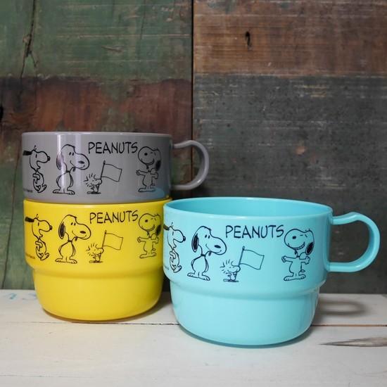 SNOOPY スヌーピー スタッキング マグカップ 3個セット コップ  