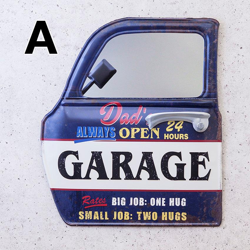 カー ドアミラー インテリア ウォールミラー 鏡 Car Door Mirror