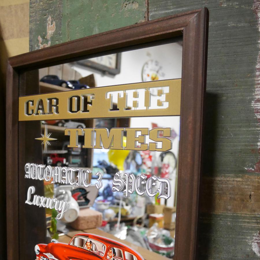 パブミラー CAR OF THE TIMES インテリア ウォールミラー 鏡 PUB パブミラー CAR OF THE TIMES インテリア ウォールミラー 鏡 PUB