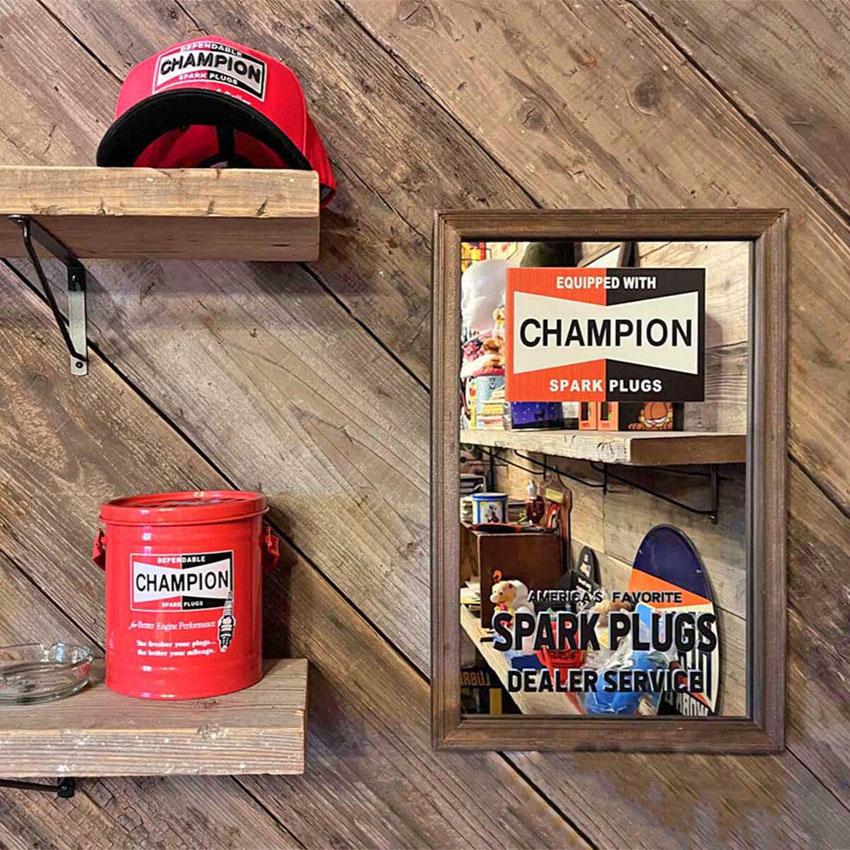 SINCLAIR ウッド パブミラー シンクレア インテリア ウォールミラー 鏡