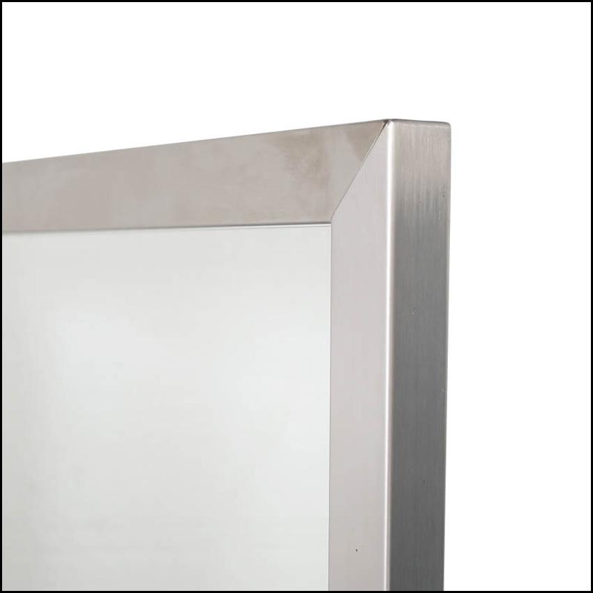 DULTON（ダルトン） STAINLESS STEEL FRAME MIRROR WITH BRACKET S