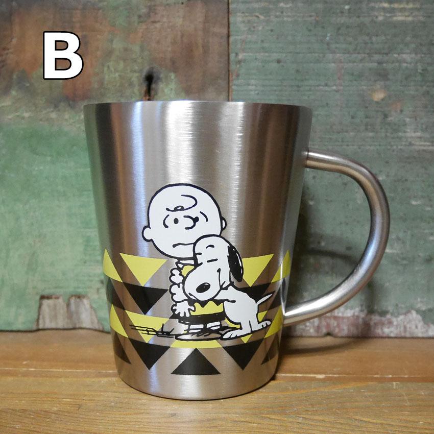 SNOOPY（スヌーピー） 二重マグ PEANUTS SNOOPY 保温 保冷 マグカップ