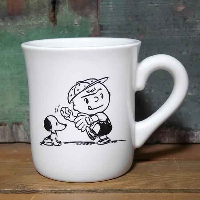SNOOPY（スヌーピー） 50's マグカップ PLAY BALL SNOOPY コップ
