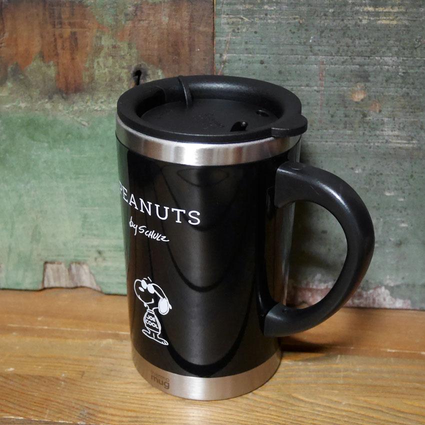 SNOOPY スヌーピー スリムサーモマグ フタ付き マグカップ