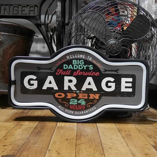ガレージ LED ロープ ネオンサイン GARAGE インテリア ガレージ LED ロープ ネオンサイン GARAGE インテリア