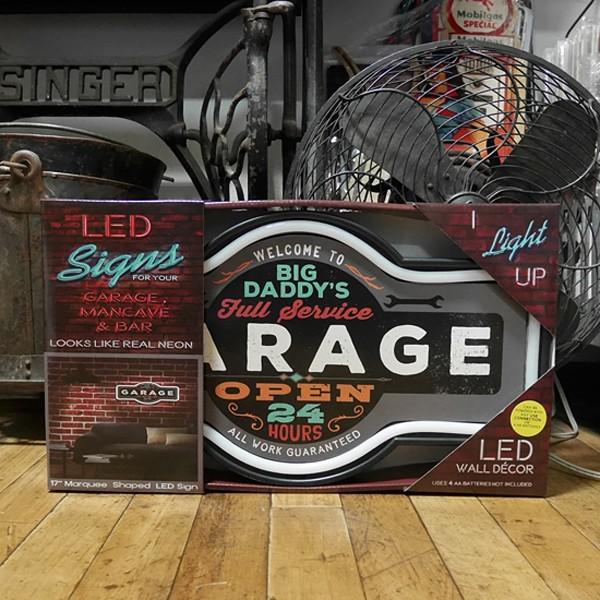 ガレージ LED ロープ ネオンサイン GARAGE インテリア ガレージ LED ロープ ネオンサイン GARAGE インテリア