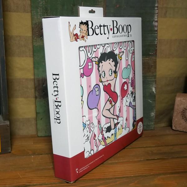ベティブープ PARTY LEDキャンバスライト Betty Boop インテリア