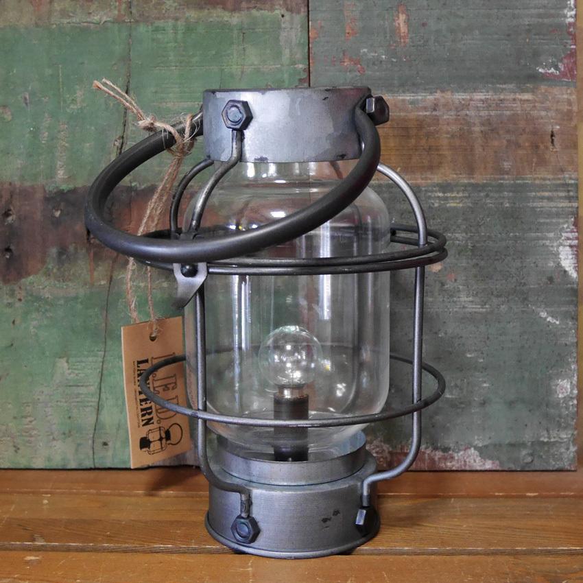 LED ランタン アンティーク シルバー ダルトン L.E.D LANTERN ANTIQUE