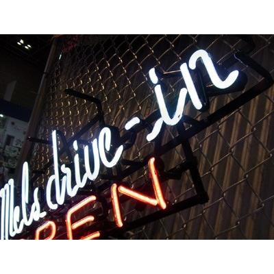 MELS DRIVEIN OPEN ネオンサイン ネオン管 メルズドライブイン