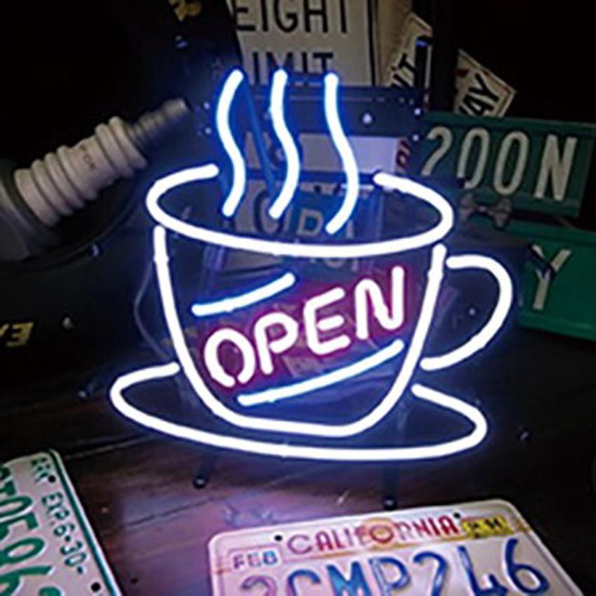 CAFE OPEN ネオンサイン ネオン管 NEON SIGN : アメリカン雑貨のグッズ