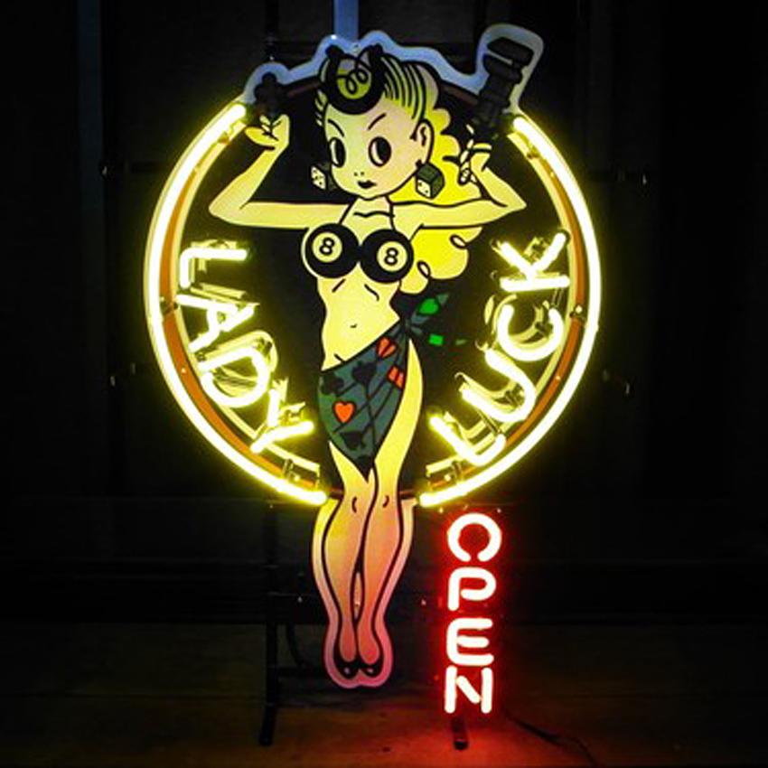 LADY LUCK ネオンサイン レディラック ネオン管 NEON SIGN