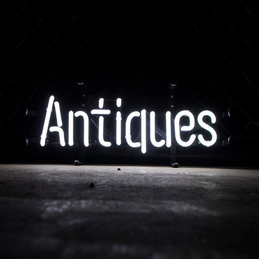 ANTIQUES　WH　ネオンサイン　ネオン管　NEON　SIGN