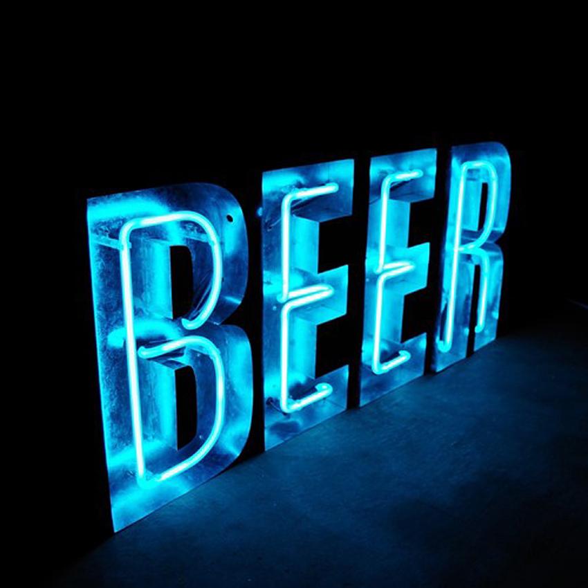 SIGN　WITH　NEON　ネオンサイン　ネオン管　BEER　NEON　SIGN